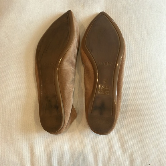 J. Crew light brown suede flats - Picture 2 of 2
